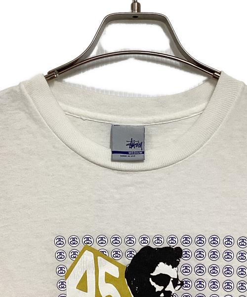 stussy（ステューシー）stussy (ステューシー) カメラマンプリントTシャツ ホワイト サイズ:Mの古着・服飾アイテム