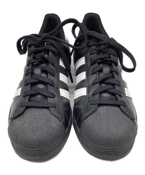 adidas（アディダス）adidas (アディダス) SUPER STAR ブラック×ホワイト サイズ:US9の古着・服飾アイテム