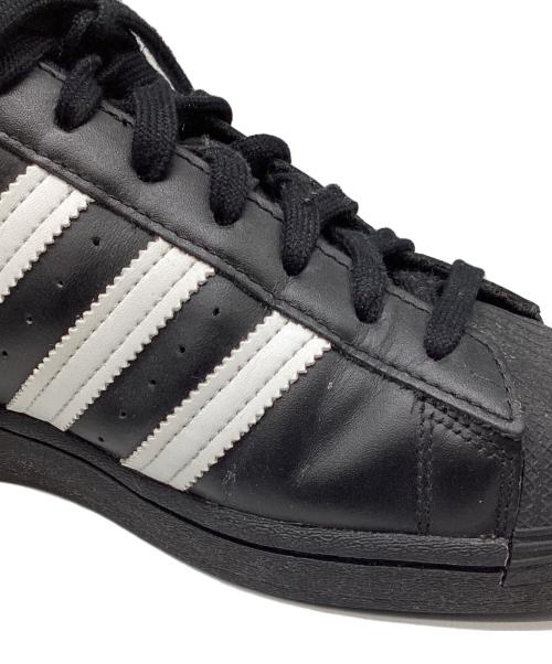 adidas（アディダス）adidas (アディダス) SUPER STAR ブラック×ホワイト サイズ:US9の古着・服飾アイテム