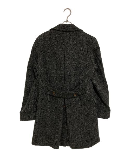 LARDINI（ラルディーニ）LARDINI (ラルディーニ) ヘリンボーンダブルコート グレー サイズ:44の古着・服飾アイテム