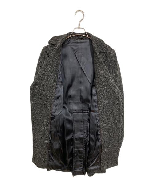LARDINI（ラルディーニ）LARDINI (ラルディーニ) ヘリンボーンダブルコート グレー サイズ:44の古着・服飾アイテム