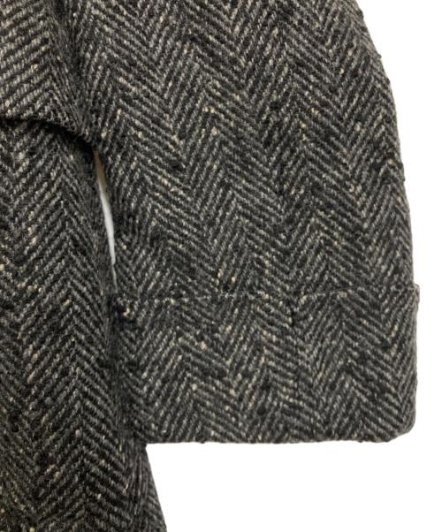 LARDINI（ラルディーニ）LARDINI (ラルディーニ) ヘリンボーンダブルコート グレー サイズ:44の古着・服飾アイテム