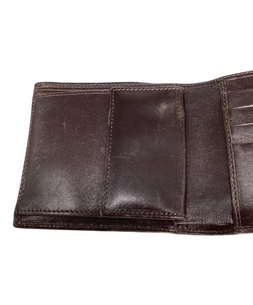 FENDI（フェンディ）FENDI (フェンディ) ズッカ柄二つ折り財布 ブラウンの古着・服飾アイテム