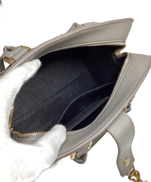 Saint Laurent Paris（サンローランパリ）Saint Laurent Paris (サンローランパリ) ベイビーカバス2WAYバッグ グレーの古着・服飾アイテム