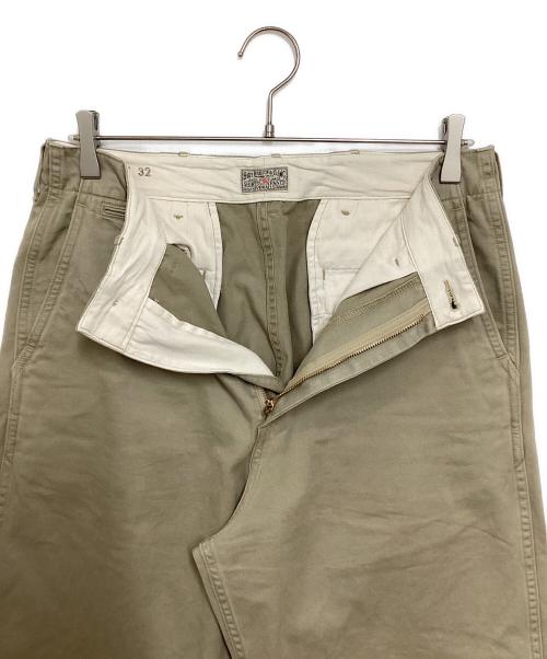 BUZZ RICKSON'S（バズリクソンズ）BUZZ RICKSON'S (バズリクソンズ) コットン ミリタリーチノ ベージュ サイズ:32の古着・服飾アイテム