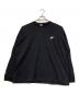 PEACEMINUSONE PMO（ピースマイナスワン）の古着「Long Sleeve T-shirt」｜ブラック