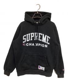 Champion×SUPREME（チャンピオン×シュプリーム）の古着「Hooded Sweatshirt」｜ブラック