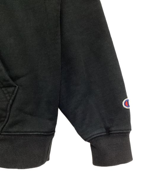 Champion（チャンピオン）Champion (チャンピオン) Supreme (シュプリーム) Hooded Sweatshirt ブラック サイズ:Mの古着・服飾アイテム