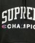 中古・古着 Champion (チャンピオン) Supreme (シュプリーム) Hooded Sweatshirt ブラック サイズ:M：14000円