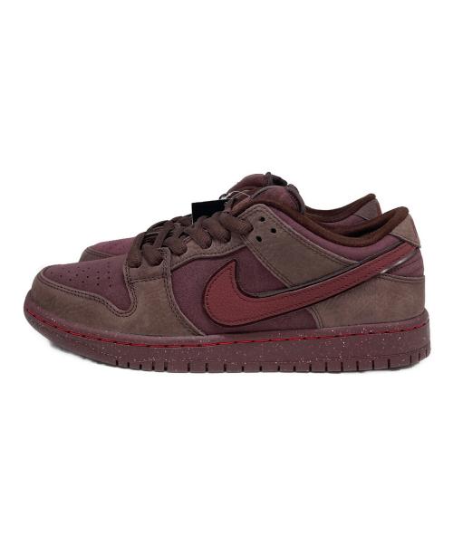 NIKE SB（ナイキエスビー）NIKE SB (ナイキエスビー) Dunk Low PRM City of Love ワインレッド サイズ:US 9 未使用品の古着・服飾アイテム