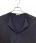 中古・古着 AURALEE (オーラリー) HIGH GAUGE PIQUE DOUBLE CLOTH HENLEY NECK TEE ネイビー サイズ:3：6000円