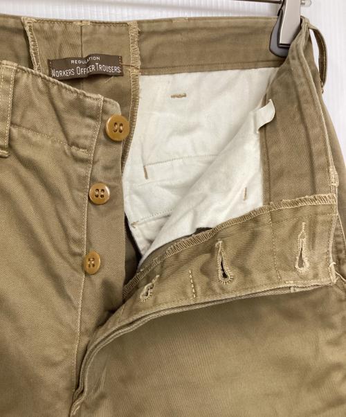 WORKERS OFFICER TROUSERS（ワーカーズオフィサートラウザー）WORKERS OFFICER TROUSERS (ワーカーズオフィサートラウザー) チノパン ベージュ サイズ:32の古着・服飾アイテム