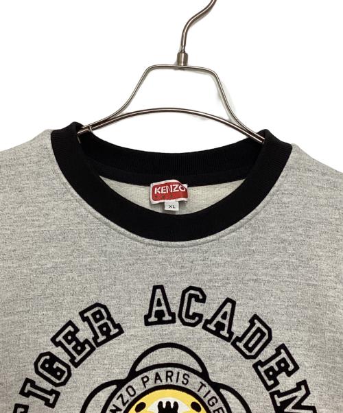 KENZO（ケンゾー）KENZO (ケンゾー) TIGER ACADEMY OVERS グレー×ブラック サイズ:XLの古着・服飾アイテム