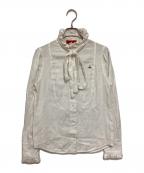 Vivienne Westwood RED LABELヴィヴィアンウエストウッドレッドレーベル）の古着「オーブ刺繍ブラウス」｜ホワイト