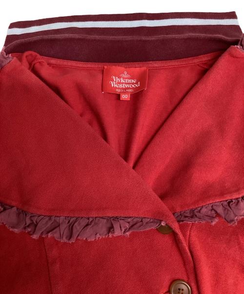 Vivienne Westwood RED LABEL（ヴィヴィアンウエストウッドレッドレーベル）Vivienne Westwood RED LABEL (ヴィヴィアンウエストウッドレッドレーベル) ラブフリルワンピース レッド サイズ:00の古着・服飾アイテム