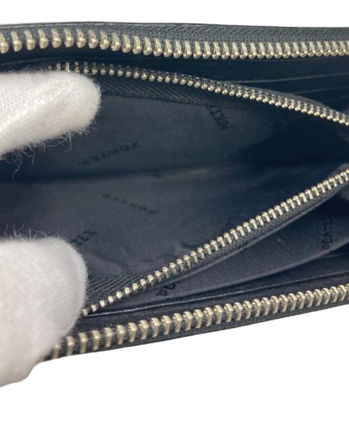 PORTER（ポーター）PORTER (ポーター) L字ファスナーロングウォレット ブラックの古着・服飾アイテム