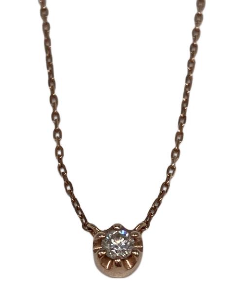 VENDOME AOYAMA（ヴァンドーム アオヤマ）VENDOME AOYAMA (ヴァンドーム アオヤマ) ダイヤモチーフピンクゴールドネックレスの古着・服飾アイテム