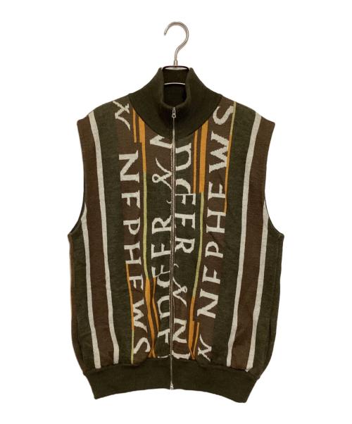 The DUFFER N NEPHEWS（ザ・ダファー・アンド・ネフューズ）The DUFFER N NEPHEWS (ザ・ダファー・アンド・ネフューズ) MARTELL VEST ブラウン サイズ:Lの古着・服飾アイテム