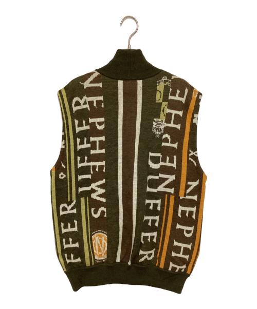 The DUFFER N NEPHEWS（ザ・ダファー・アンド・ネフューズ）The DUFFER N NEPHEWS (ザ・ダファー・アンド・ネフューズ) MARTELL VEST ブラウン サイズ:Lの古着・服飾アイテム