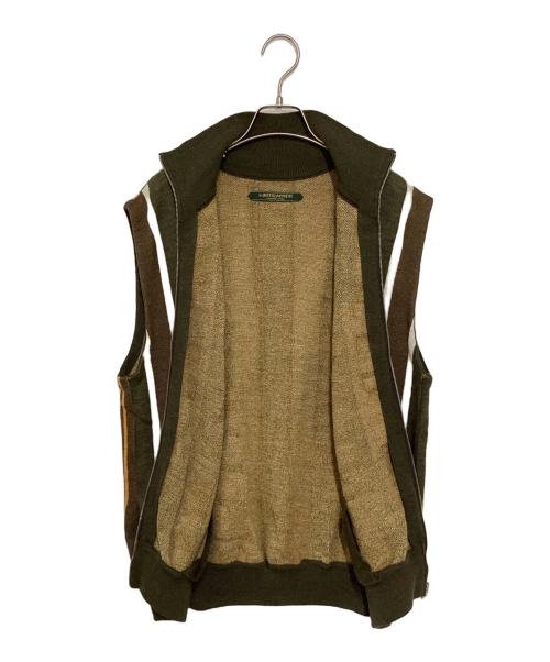 The DUFFER N NEPHEWS（ザ・ダファー・アンド・ネフューズ）The DUFFER N NEPHEWS (ザ・ダファー・アンド・ネフューズ) MARTELL VEST ブラウン サイズ:Lの古着・服飾アイテム