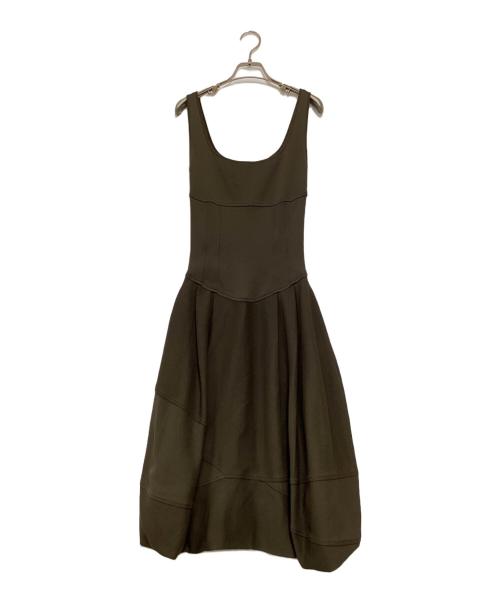 FOXEY BOUTIQUE（フォクシー ブティック）FOXEY BOUTIQUE (フォクシー ブティック) ノースリーブワンピース ブラウン サイズ:38の古着・服飾アイテム