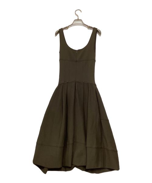 FOXEY BOUTIQUE（フォクシー ブティック）FOXEY BOUTIQUE (フォクシー ブティック) ノースリーブワンピース ブラウン サイズ:38の古着・服飾アイテム