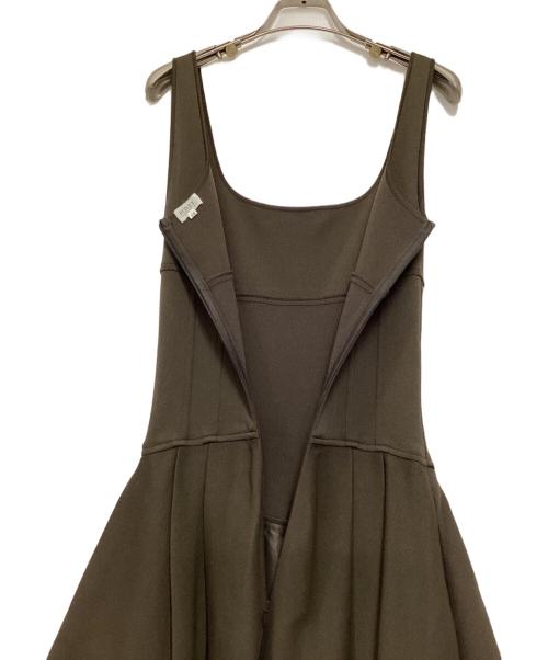 FOXEY BOUTIQUE（フォクシー ブティック）FOXEY BOUTIQUE (フォクシー ブティック) ノースリーブワンピース ブラウン サイズ:38の古着・服飾アイテム