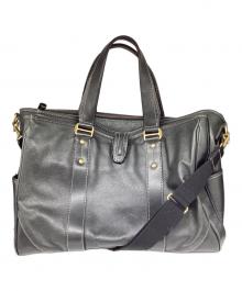 ultima tokyo（ウルティマトーキョー）の古着「レザーバッグ」｜ブラック