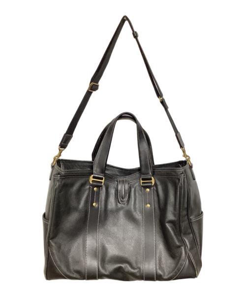 ultima tokyo（ウルティマトーキョー）ultima tokyo (ウルティマトーキョー) レザーバッグ ブラックの古着・服飾アイテム