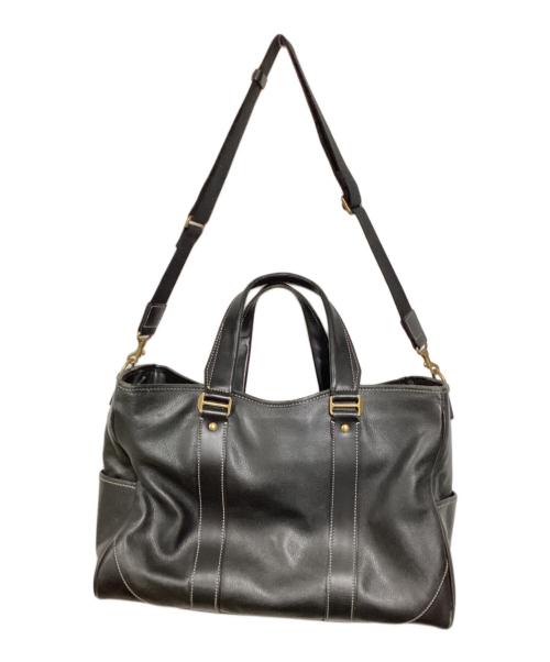 ultima tokyo（ウルティマトーキョー）ultima tokyo (ウルティマトーキョー) レザーバッグ ブラックの古着・服飾アイテム