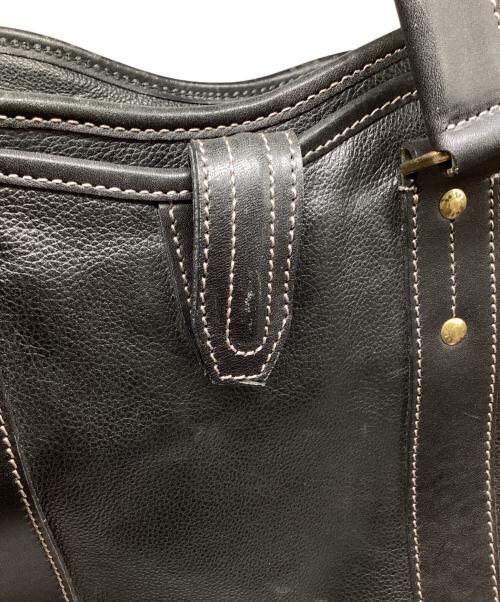 ultima tokyo（ウルティマトーキョー）ultima tokyo (ウルティマトーキョー) レザーバッグ ブラックの古着・服飾アイテム