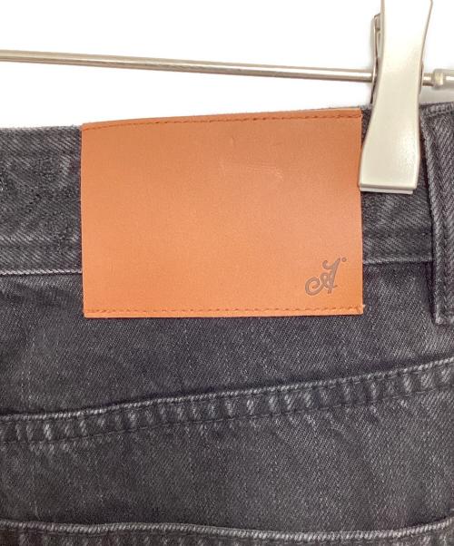 adidem as asterisks（アディデム アスタリスク）adidem as asterisks (アディデム アスタリスク) リベットチェーンステッチセルビッジデニムジーンズ ブラック サイズ:Sの古着・服飾アイテム