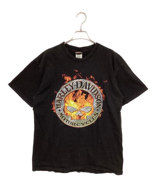 HARLEY-DAVIDSON（ハーレーダビッドソン）HARLEY-DAVIDSON (ハーレーダビッドソン) 【古着】プリントTシャツ ブラック サイズ:Lの古着・服飾アイテム