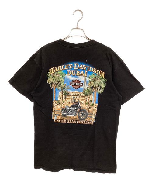 HARLEY-DAVIDSON（ハーレーダビッドソン）HARLEY-DAVIDSON (ハーレーダビッドソン) 【古着】プリントTシャツ ブラック サイズ:Lの古着・服飾アイテム