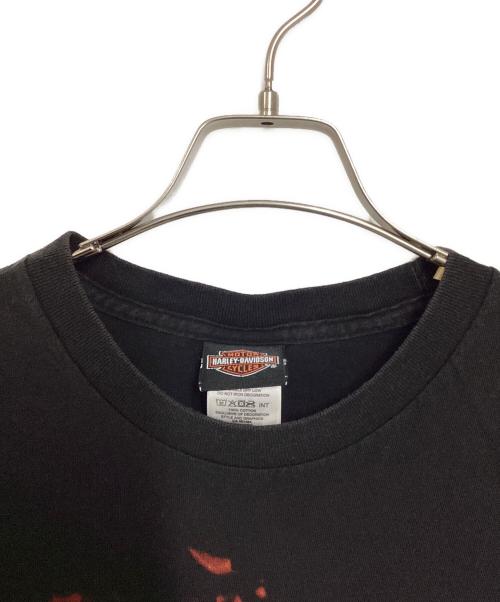 HARLEY-DAVIDSON（ハーレーダビッドソン）HARLEY-DAVIDSON (ハーレーダビッドソン) 【古着】プリントTシャツ ブラック サイズ:Lの古着・服飾アイテム