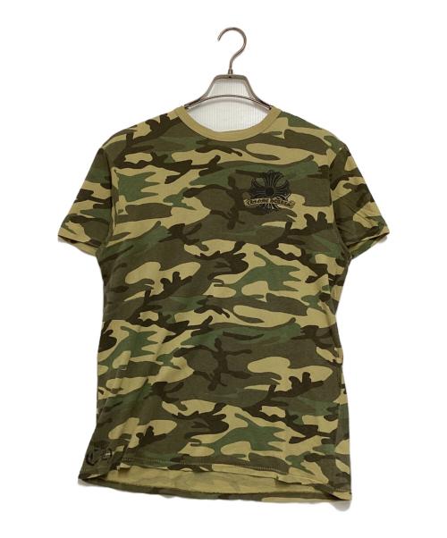 CHROME HEARTS（クロムハーツ）CHROME HEARTS (クロムハーツ) カモフラホースシュープリントTシャツ カーキ サイズ:Mの古着・服飾アイテム