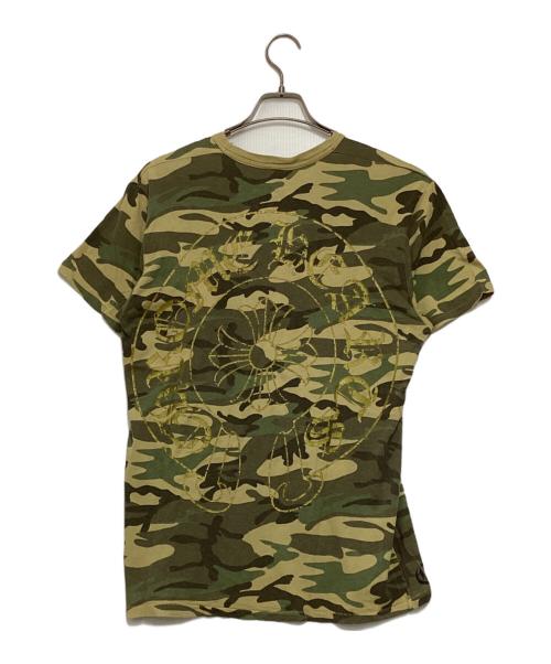 CHROME HEARTS（クロムハーツ）CHROME HEARTS (クロムハーツ) カモフラホースシュープリントTシャツ カーキ サイズ:Mの古着・服飾アイテム