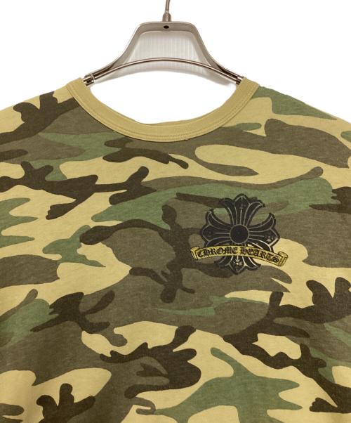 CHROME HEARTS（クロムハーツ）CHROME HEARTS (クロムハーツ) カモフラホースシュープリントTシャツ カーキ サイズ:Mの古着・服飾アイテム