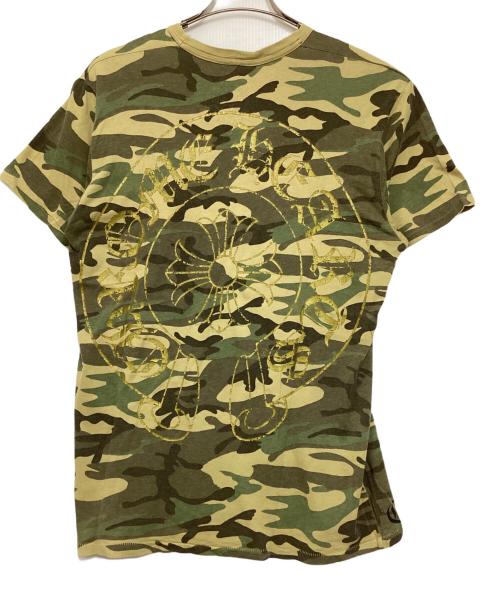 CHROME HEARTS（クロムハーツ）CHROME HEARTS (クロムハーツ) カモフラホースシュープリントTシャツ カーキ サイズ:Mの古着・服飾アイテム