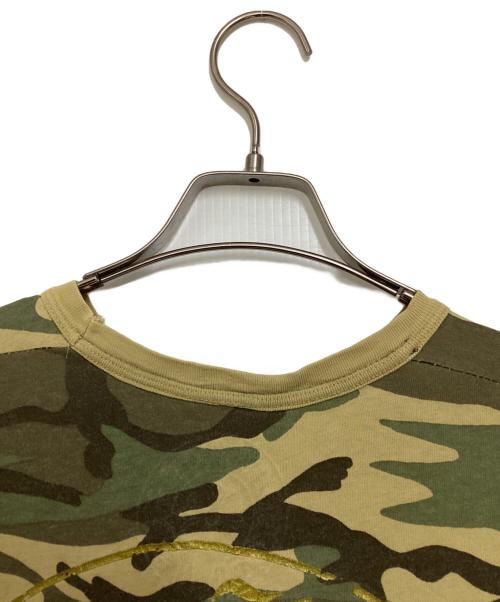 CHROME HEARTS（クロムハーツ）CHROME HEARTS (クロムハーツ) カモフラホースシュープリントTシャツ カーキ サイズ:Mの古着・服飾アイテム