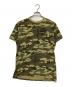 CHROME HEARTS（クロムハーツ）の古着「カモフラホースシュープリントTシャツ」｜カーキ