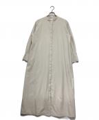 Spick and Spanスピック＆スパン）の古着「バックプリーツワンピース」｜ベージュ