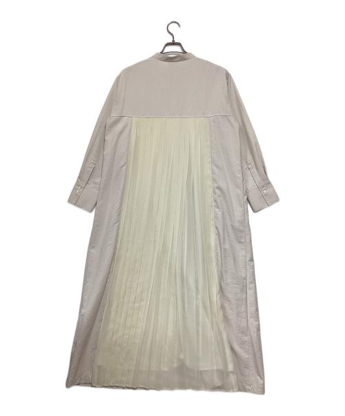 Spick and Span（スピック＆スパン）Spick and Span (スピックアンドスパン) バックプリーツワンピース ベージュ サイズ:Fの古着・服飾アイテム