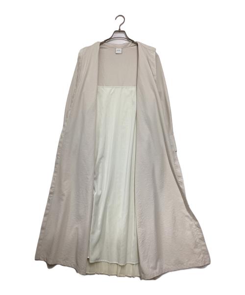 Spick and Span（スピック＆スパン）Spick and Span (スピックアンドスパン) バックプリーツワンピース ベージュ サイズ:Fの古着・服飾アイテム