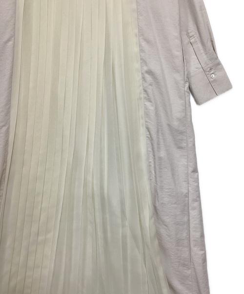 Spick and Span（スピック＆スパン）Spick and Span (スピックアンドスパン) バックプリーツワンピース ベージュ サイズ:Fの古着・服飾アイテム