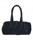 PORTERポーター）の古着「タンカードラムバッグ」｜ブラック