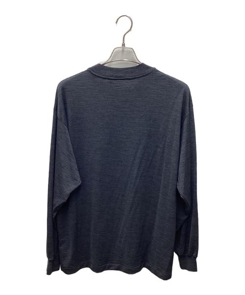 KAPTAIN SUNSHINE（キャプテンサンシャイン）KAPTAIN SUNSHINE (キャプテンサンシャイン) uper Soft Merino Tenjiku L／S Tee グレー サイズ:38の古着・服飾アイテム