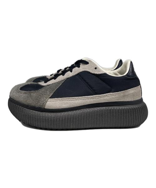 Onitsuka Tiger（オニツカタイガー）Onitsuka Tiger (オニツカタイガー) DELECITY ローカットスニーカー ブラック×グレー サイズ:23cmの古着・服飾アイテム