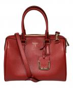 serapianセラピアン）の古着「ミニボストンバッグ」｜レッド