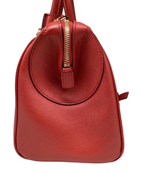 serapian（セラピアン）serapian (セラピアン) ミニボストンバッグ レッドの古着・服飾アイテム